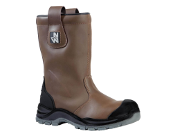 Botte de sécurité cuir S3 embout pare pierre Joe Nine Worths