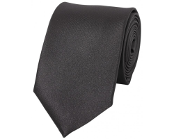 Cravate de service unie pointe 6 cm - Élégance et fonctionnalité