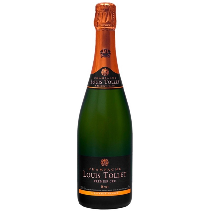 Louis Tollet Premier Cru Champagne Brut 75 cl - Élégance et authenticité