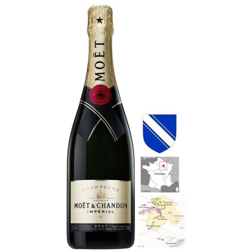 Moët & Chandon Impérial Brut Champagne 75 cl - Un Champagne d'Excellence