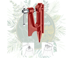 Étau d'affûtage 1 pointe : outil de jardinage de qualité