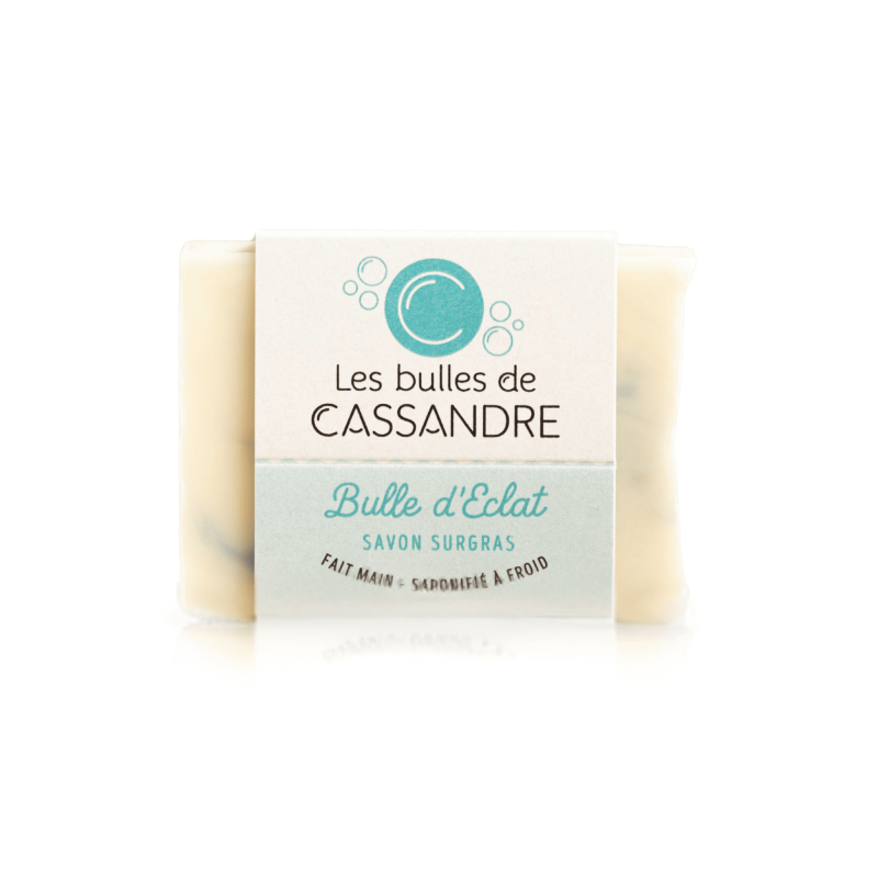 Savon Bulle d'éclat - Soin Artisanal à l'Argile Bleue