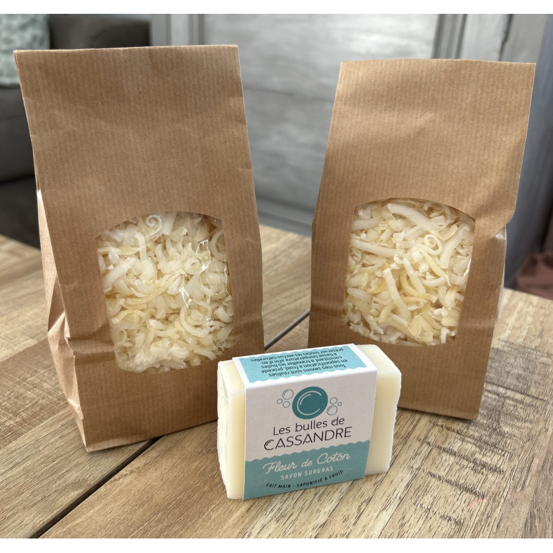 Copeaux de savon bio pour fabrication artisanale