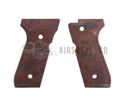 Grips pour M9 GBB imitation bois - Équipement Sportif