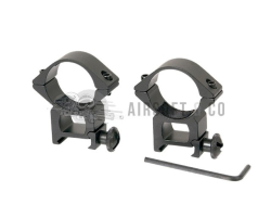 Paire de montages lunette hauts Ø 30 mm - Équipement Sportif