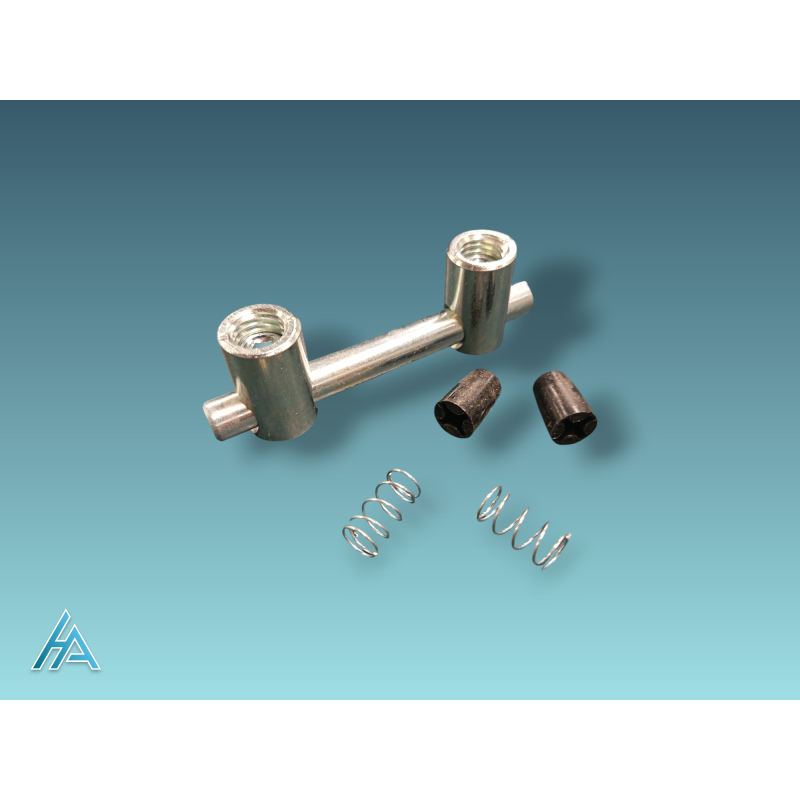 Jonction rapide bout à bout R10 B - Acier galvanisé pour une installation facile