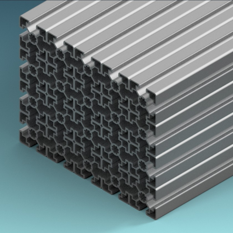 Profilé aluminium d'étayage 45x45L - Durabilité et Performance