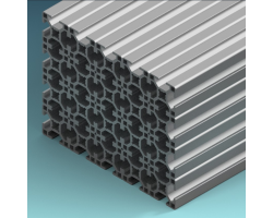 Profilé aluminium d'étayage 30x30 - Longueur 6070mm | Sécurité et Qualité