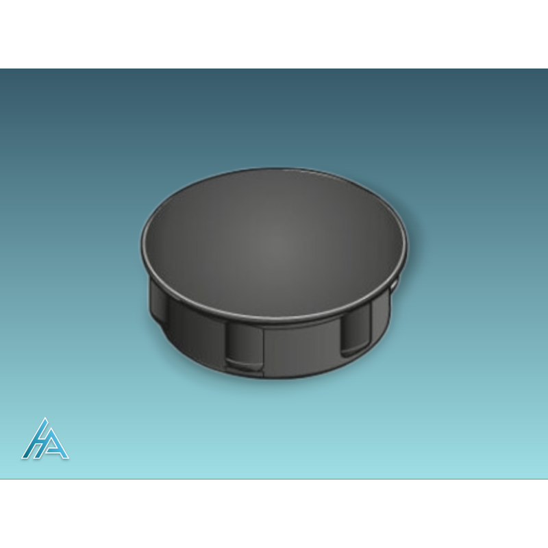 Cache raccord en cube D12, Noir ESD - Protection et qualité