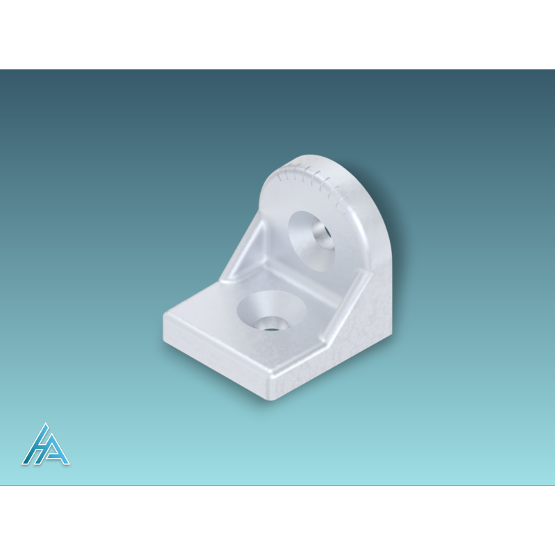 Équerre R40x43 B - Jonction sécurisée et design élégant