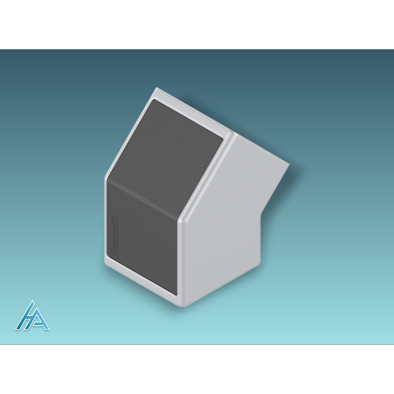 Élément de jonction 45° 30x30 B SILVER ESD - Design et performance
