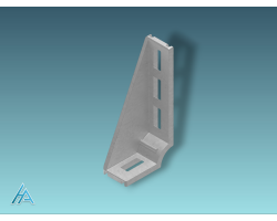 Équerre de fondation 30x120 B - Montage Précis et Rapide