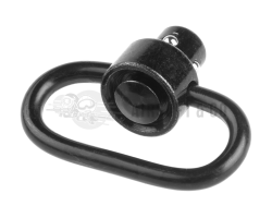 QD Sling Swivel (Black) - Attache Sportive en Acier Inoxydable