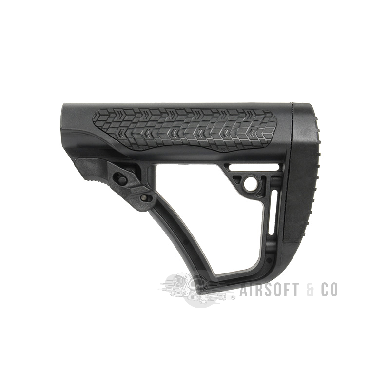DOUBLE BELL DD Style AR-15 Stock (Black) - Équipement Sportif de Qualité