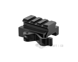 BO réhausse QD Picatinny 3 slots (Black) - Équipement Sportif