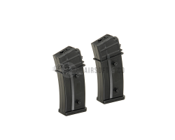 Lot de 2 chargeurs Mid-cap G36 AEG Series - Équipement Sportif