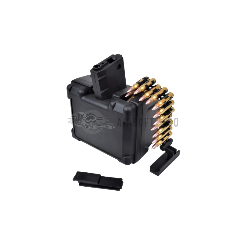 Golden Eagle M4 AEG 2000 rds Drum Magazine - Équipement Sportif