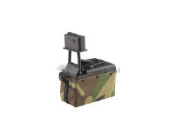A&K M249 Series 1500 rds Ammobox - Woodland | Équipement Sportif