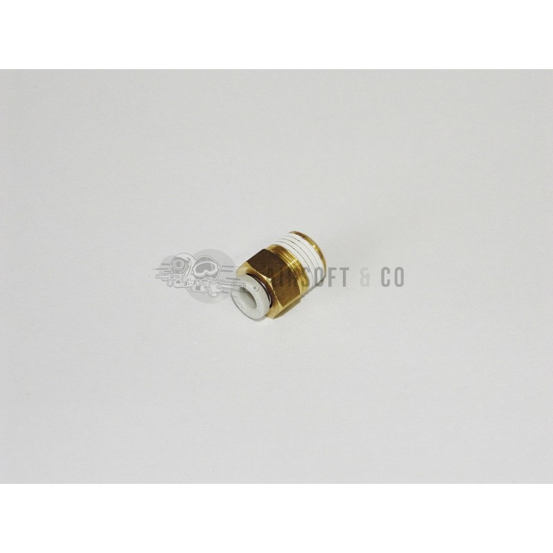 Adaptateur 1/8 NPT mâle - macroflex Ø 4 mm pour équipement sportif