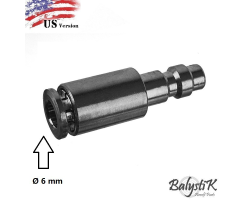 Coupleur mâle avec entrée Macroflex Ø 6 mm - Équipement Sportif