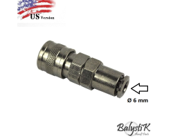 Coupleur femelle macroflex Ø 6 mm - Équipement Sportif