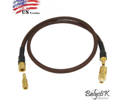 Ligne complète HPA haut débit tressée nylon - Deep Coffee | Équipement Sportif