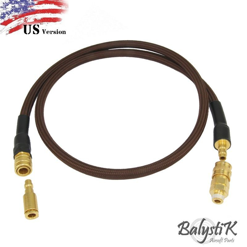 Ligne complète HPA haut débit tressée nylon - Deep Coffee | Équipement Sportif