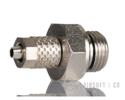 Adaptateur 1/8 G mâle flexible Ø 4 mm - Équipement Sportif