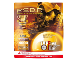 Billes G&G 0.25 gr Standard - 4000 billes pour airsoft