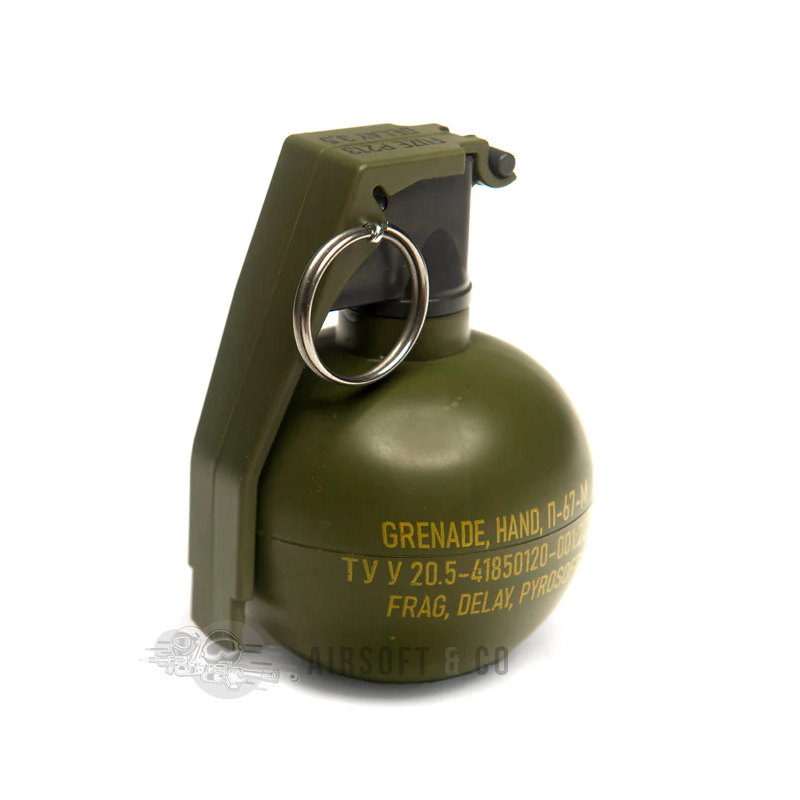 Grenade à main type M67 PYROSOFT en plâtre - Équipement Sportif