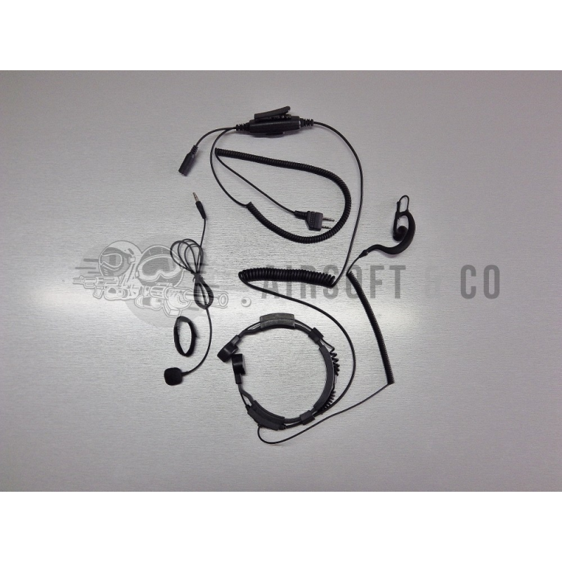 Laryngophone avec contour d'oreille - Équipement Sportif de qualité