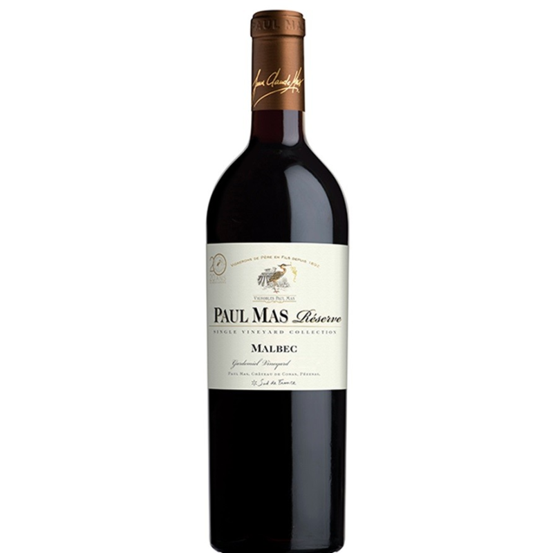 PAYS OC IGP MALBEC RESERVE PAUL MAS 2023 - Vin Rouge Haut de Gamme