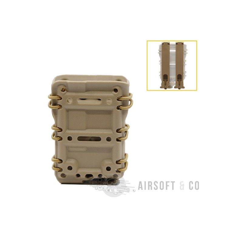 Poche Molle 5.56 extensible TACTICAL OPS | Équipement Sportif