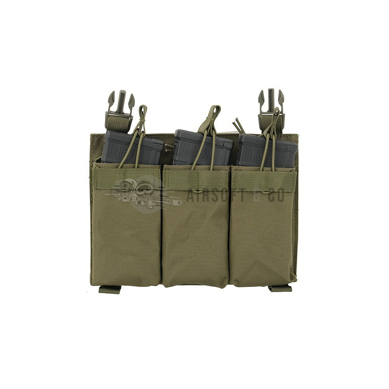Porte-chargeurs Molle M4 (3 emplacements) BUAPCC - Équipement Sportif