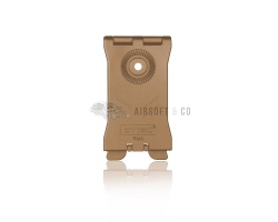 Adapteur Molle New Gen. pour holster ou porte-chargeur rigide (FDE) - Équipement Sportif