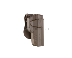 Holster rigide CYTAC pour Beretta M92 / 92FS G4 - FDE (Gaucher)