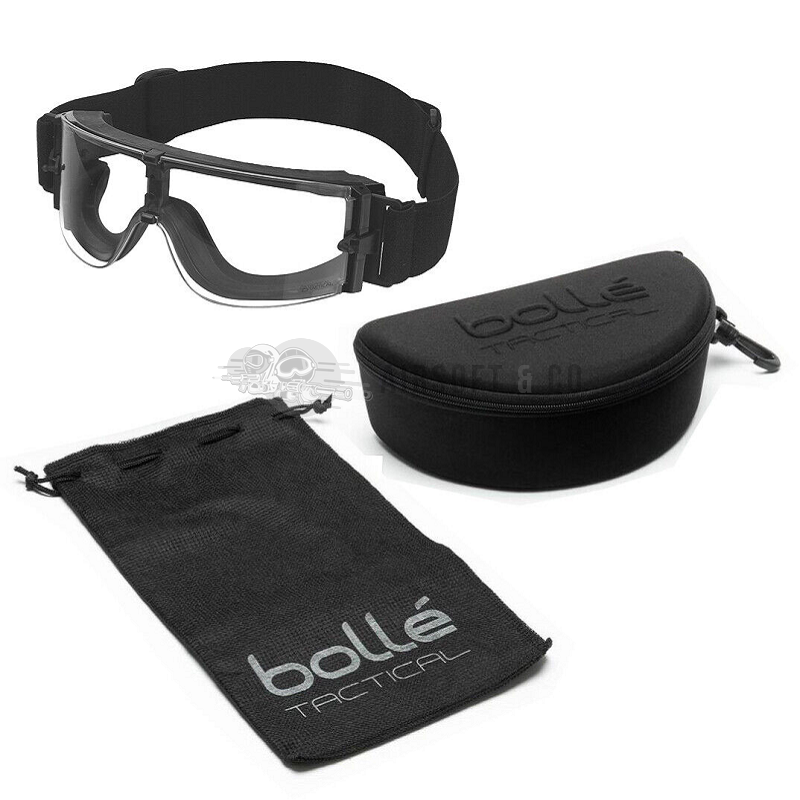 BOLLÉ X800 Tactical Googles (Black) - Lunettes balistiques de haute protection