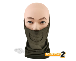 CYGNUS ARMORY Face Warrior Plus (Ranger Green) - Masque de protection airsoft