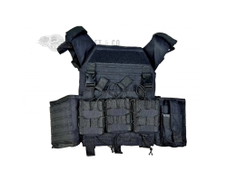 ANAREUS SPIDER Modular Plate Carrier (Black) - Équipement Sportif de Qualité