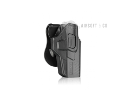 Holster rigide CYTAC pour GLOCK 19 G4 - Black (droitier) | Équipement Sportif