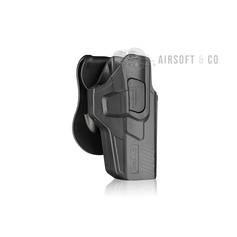 Holster rigide CYTAC pour GLOCK 19 G4 - Black (droitier) | Équipement Sportif
