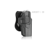 Holster rigide CYTAC pour GLOCK 19 G4 - Black (droitier) | Équipement Sportif