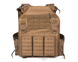 Gilet porte-plaques Tactical OPS QD Coyote Brown | Équipement Sportif