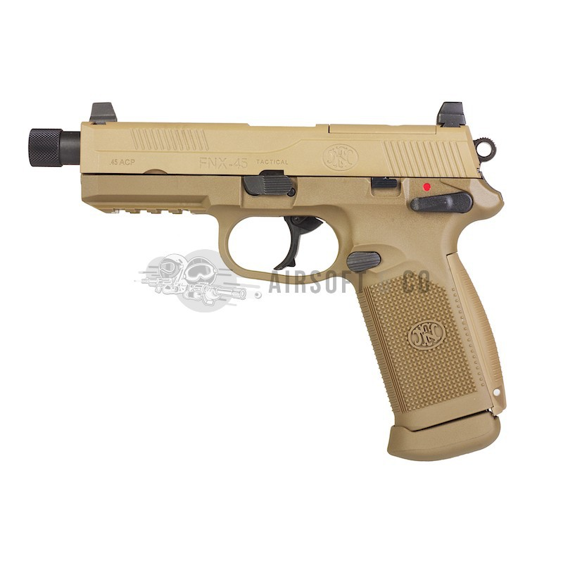 Pistolet airsoft FN FNX-45 Tactical GBB - Réplique haut de gamme