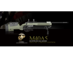 Fusil airsoft M40A5 Gas Super Deluxe Edition - Performance et Précision