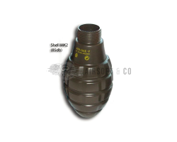 Enveloppe grenade CO2 Type MK2 - Équipement Sportif Haut de Gamme