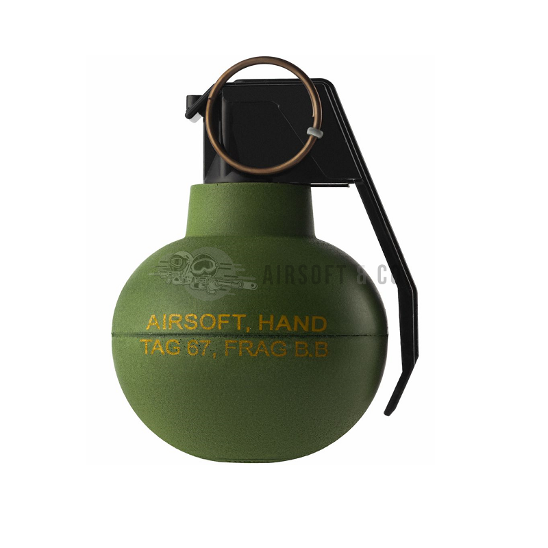 Grenade à main TAG-67 : réplique pyrotechnique pour airsoft