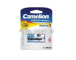 Pile lithium CR123A - 3 V pour équipements sportifs