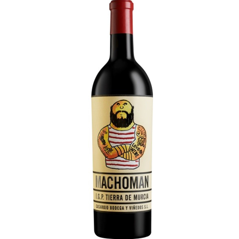 Machoman Tierra de Murcia Casa Rojo 2020 - Vin Rouge Espagnol