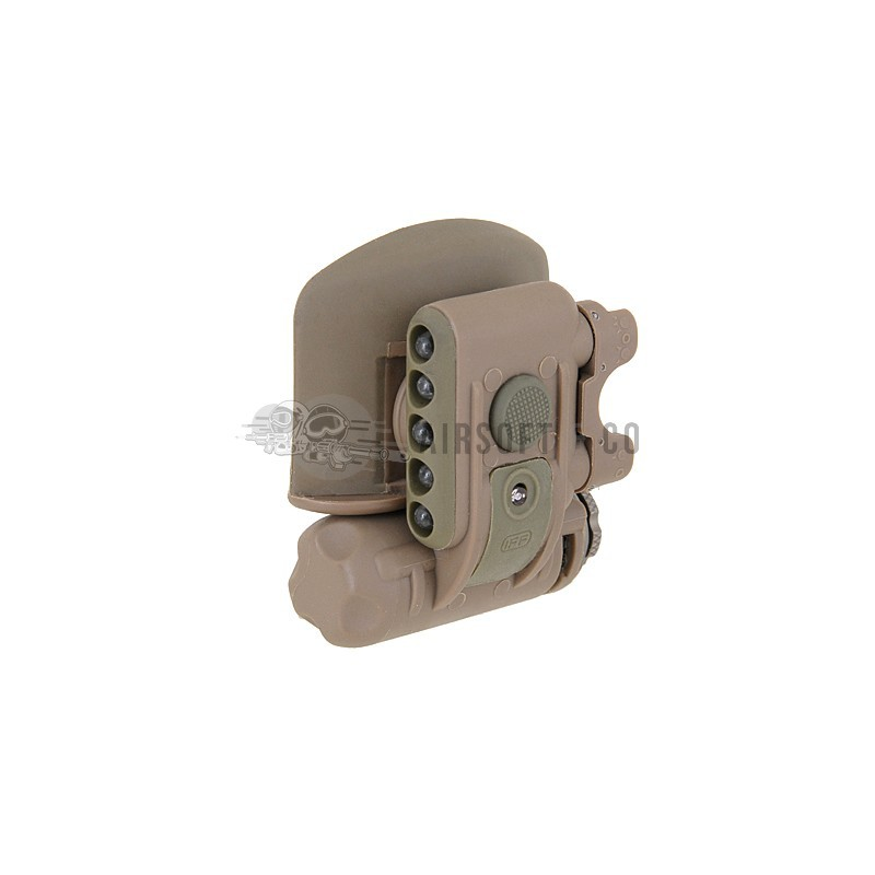 Compact Helmet Mountable LED Light Gen.2 - Éclairage Sportif Haut de Gamme